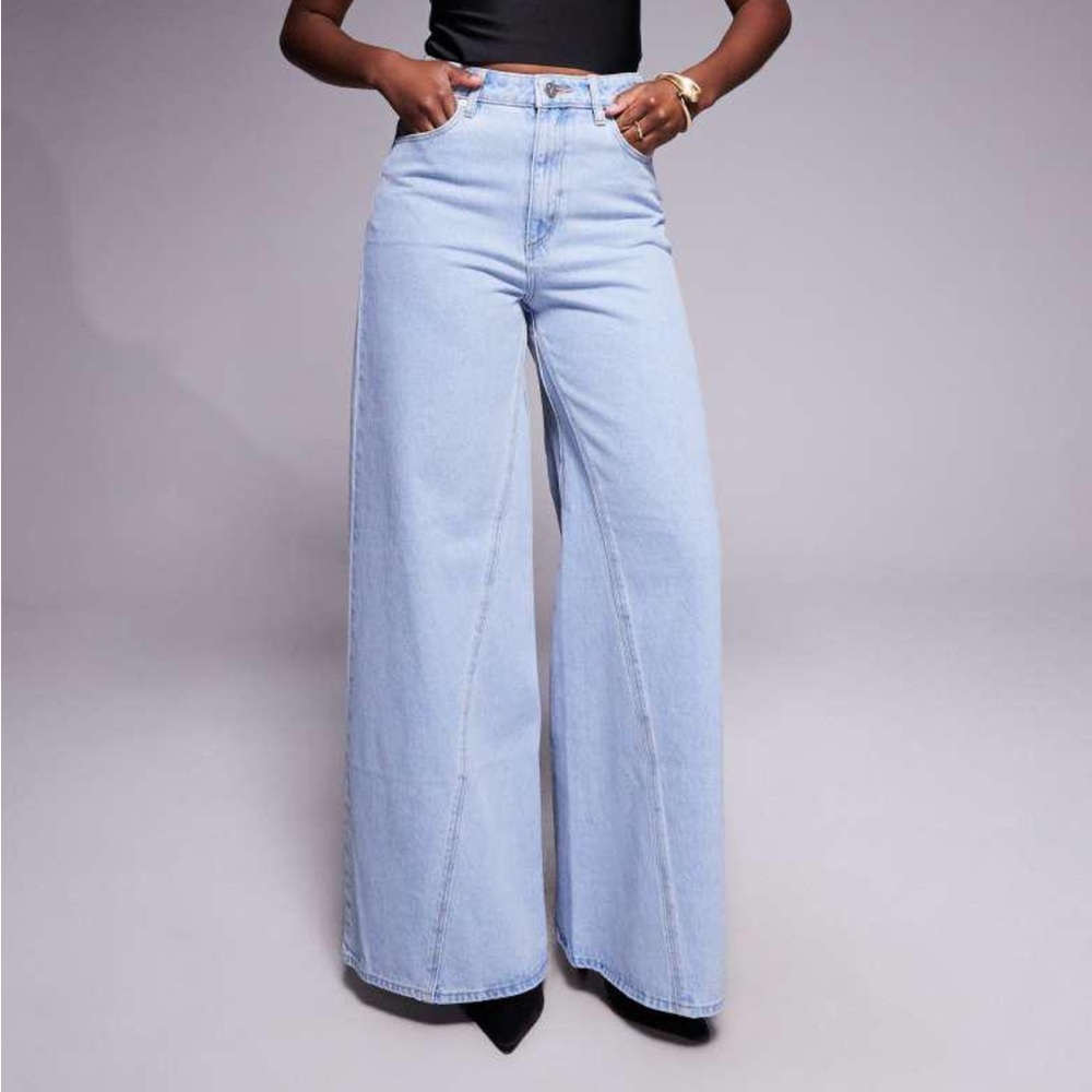 Abrand 94 Super Wide Jeans Size 28 Light Wash High Rise